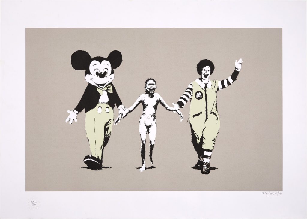 Banksy Laugh Now (Unsigned Print) 2003